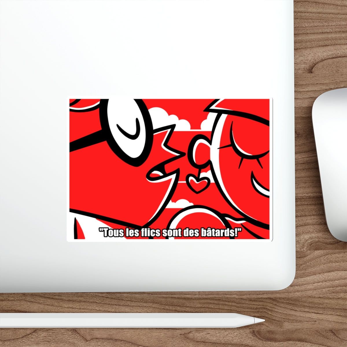 Tous les flics sont des bâtards vinyl sticker