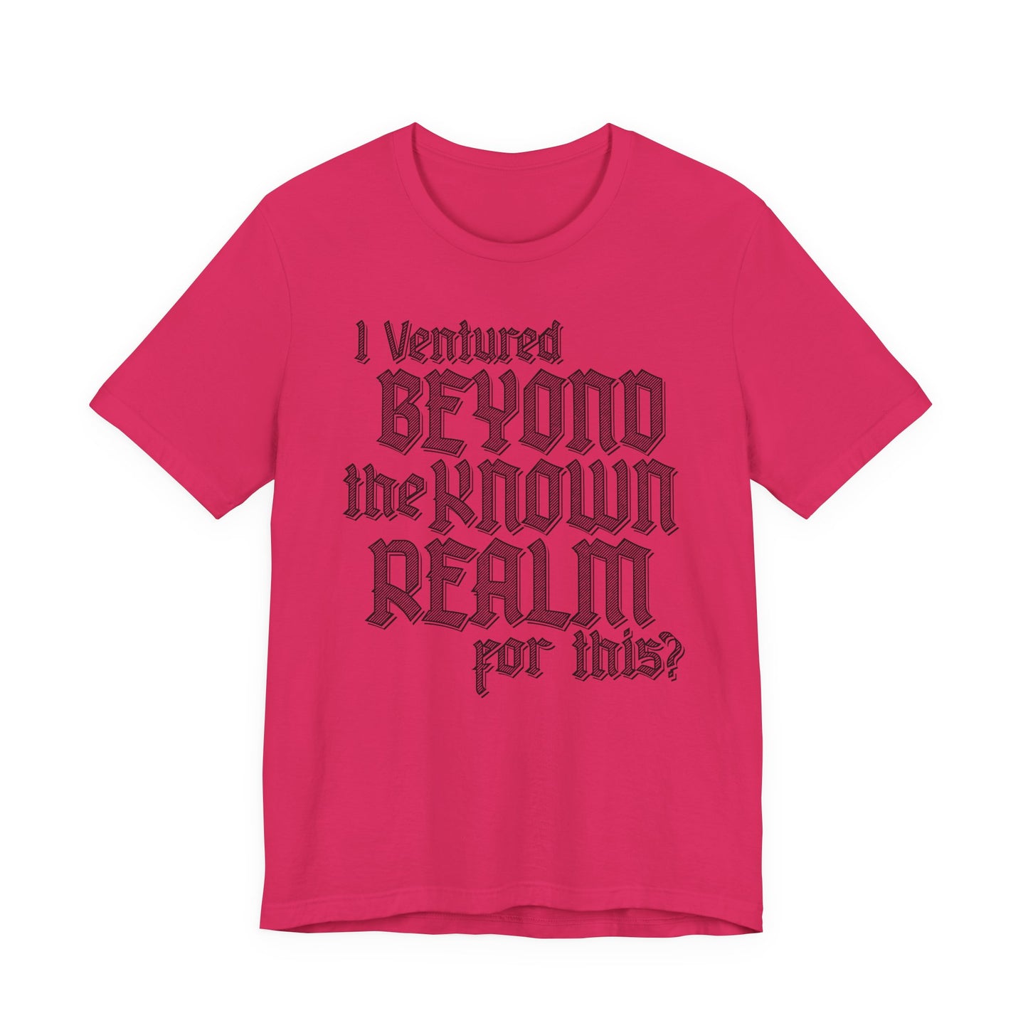 I Ventured Beyond the Known Realm For This? t-shirt