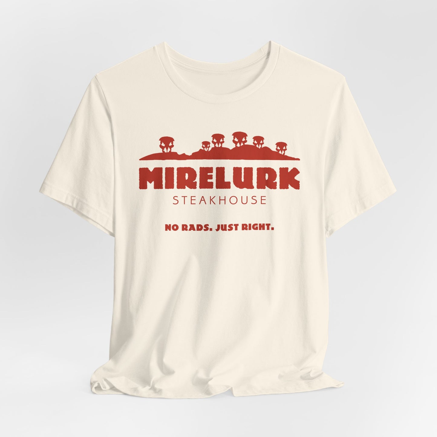 Wasteland Dining Mirelurk Steakhouse t-shirt