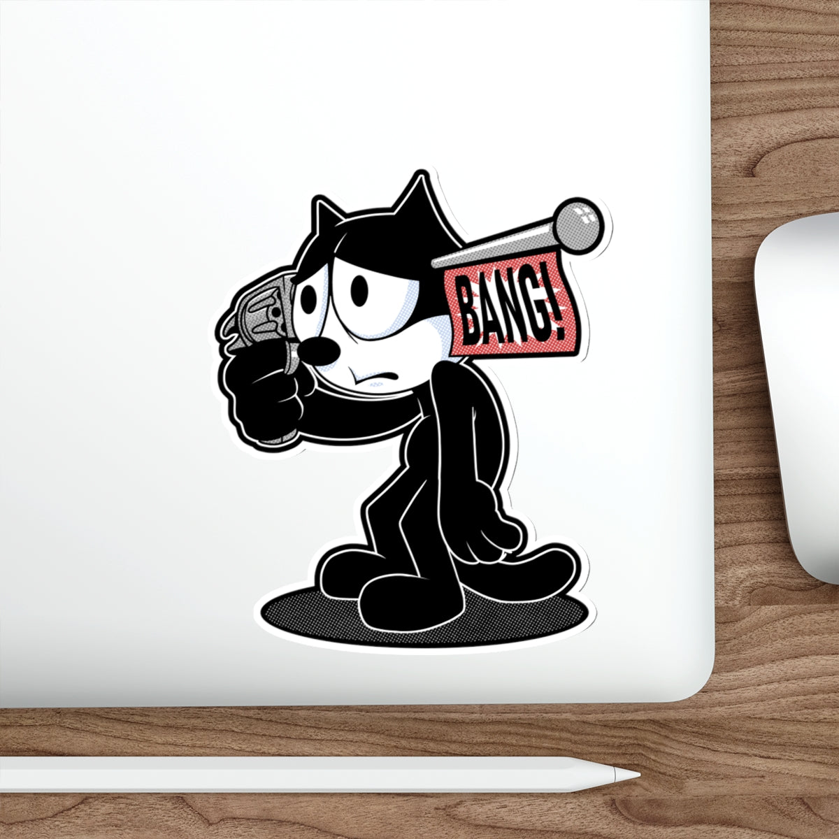 Jokes On Me vinyl sticker