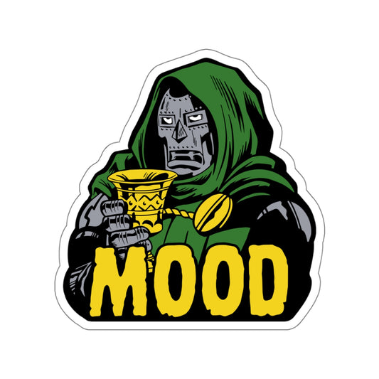 DOOM MOOD vinyl sticker