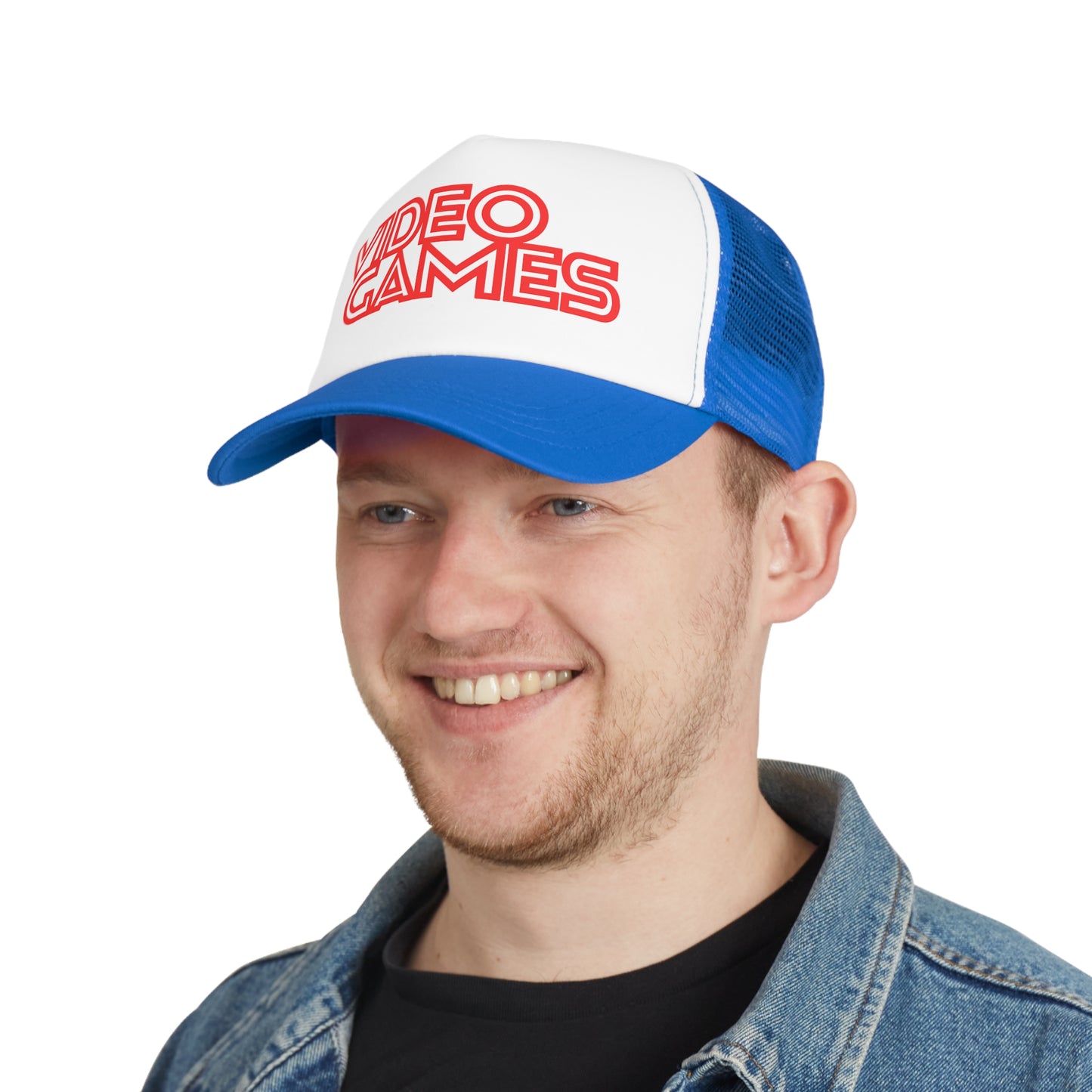 The Unofficial Video Games Cap printed trucker hat