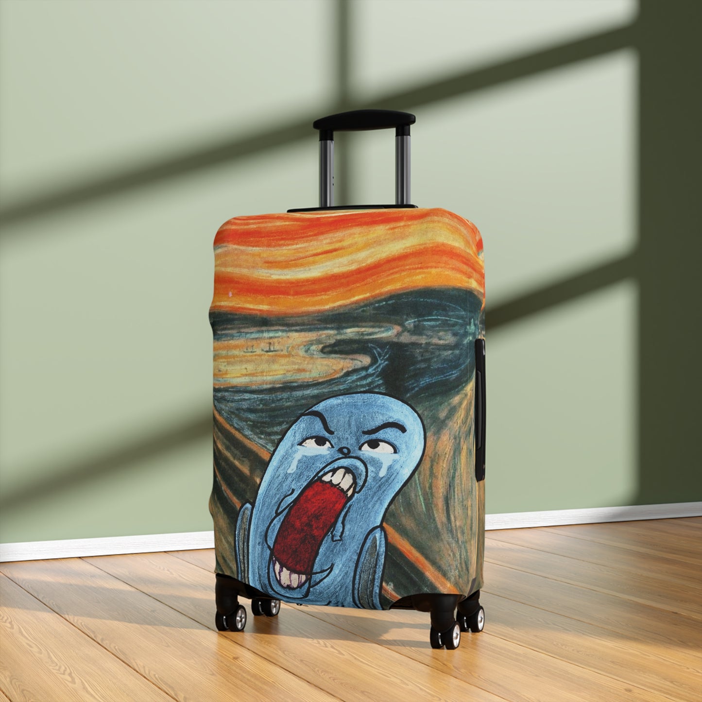 The Ugly Smell Scream luggage cover