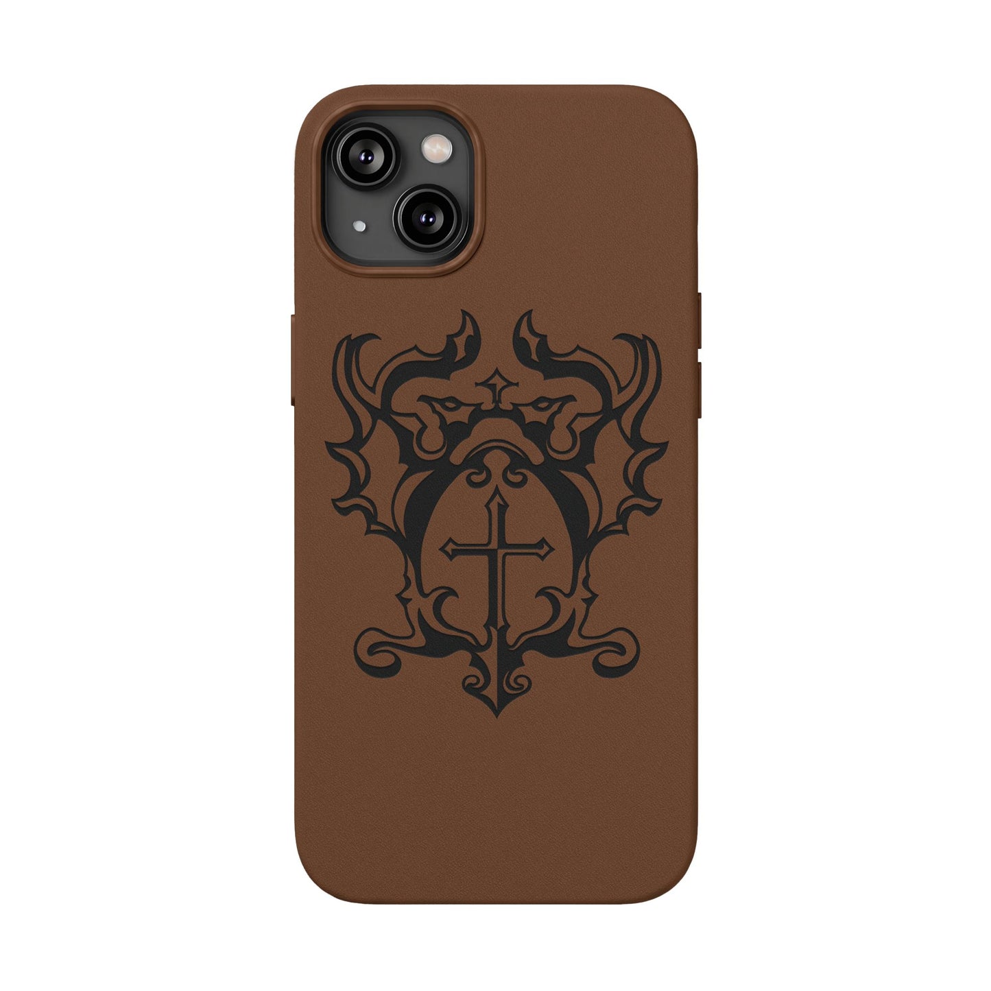 Vampire Killer Clan faux leather phone case