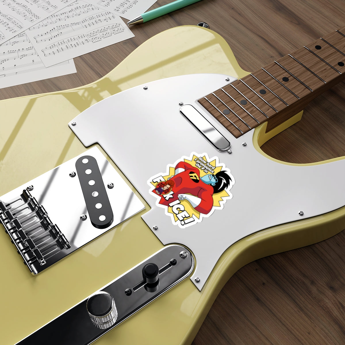 Eff ICE-azoid vinyl sticker