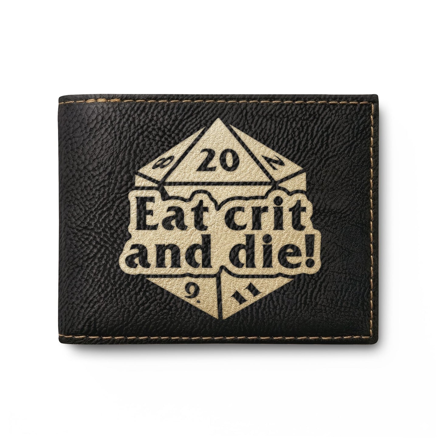 Eat Crit and Die! bi-fold wallet