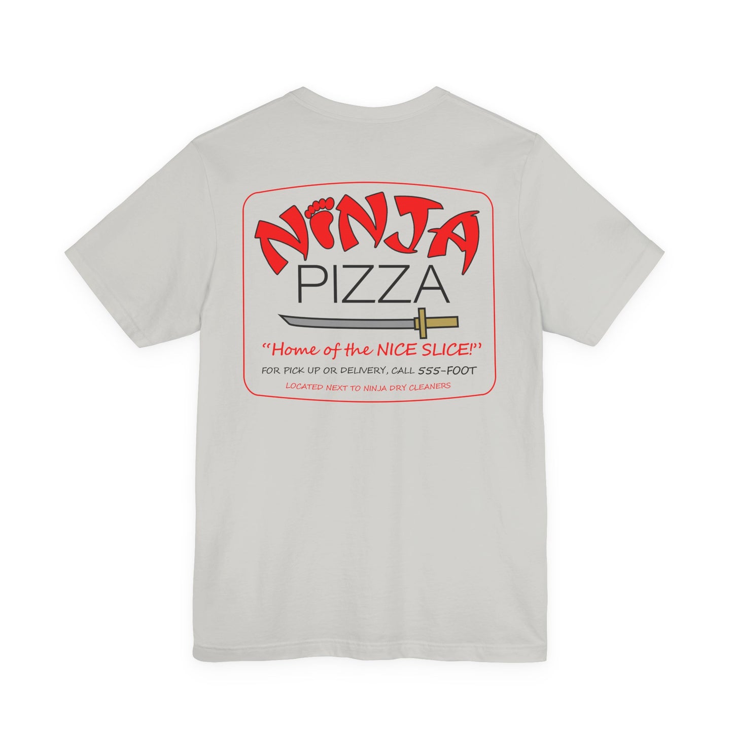 Ninja Pizza double-sided t-shirt