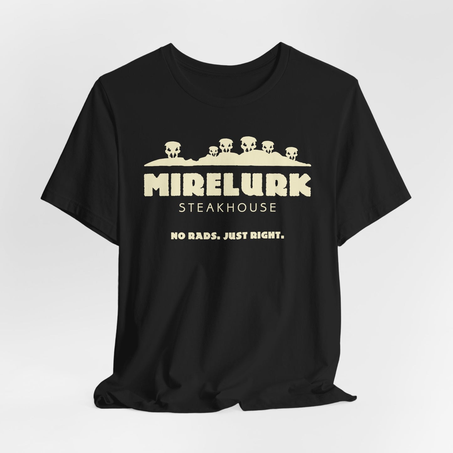 Wasteland Dining Mirelurk Steakhouse t-shirt