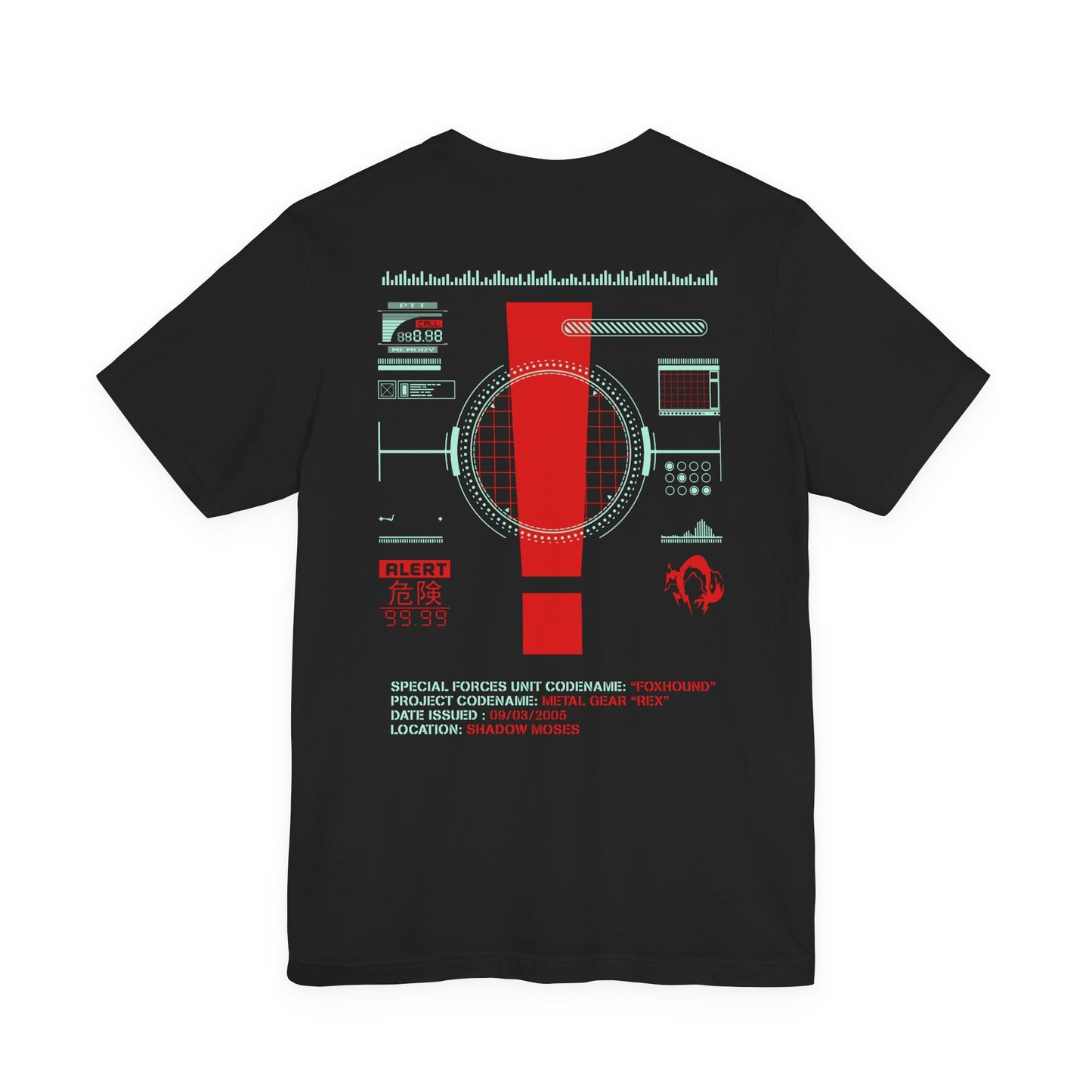 Covert Espionage Action double-sided t-shirt
