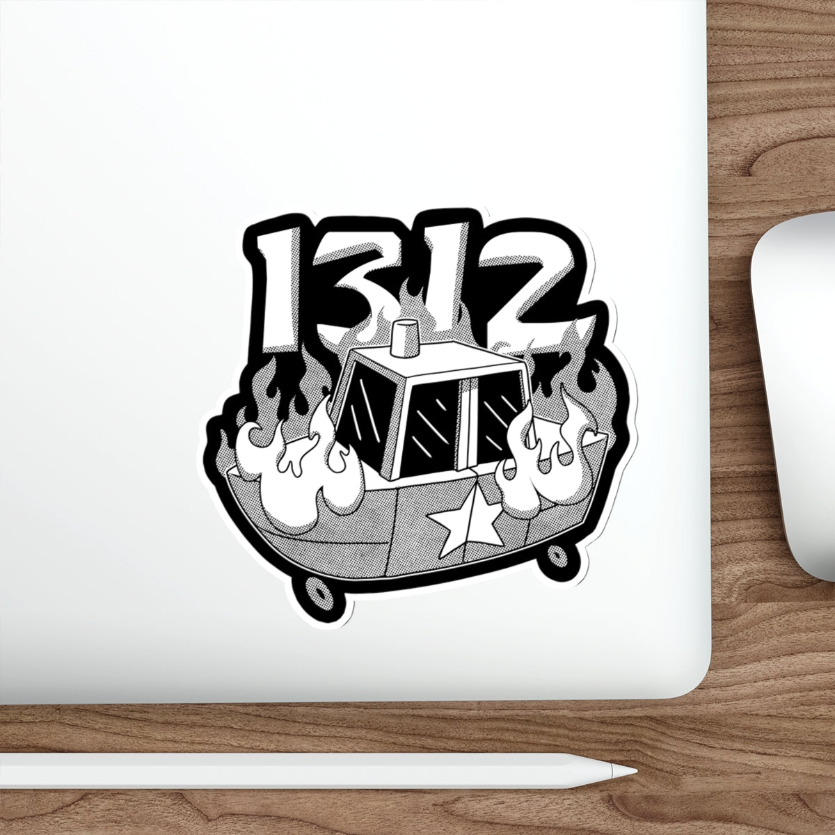 SB-1312 vinyl sticker