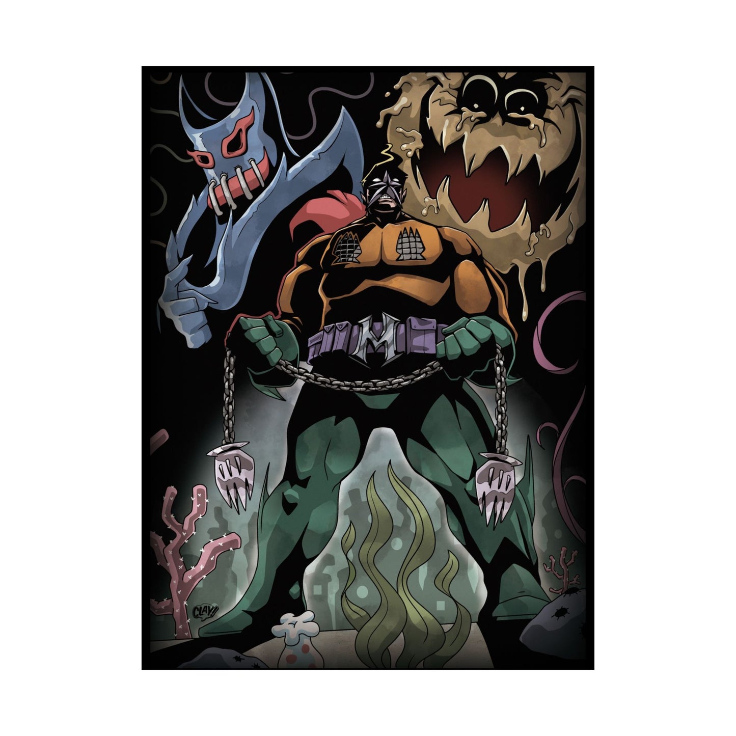 Absolute Mermaid Man matte poster