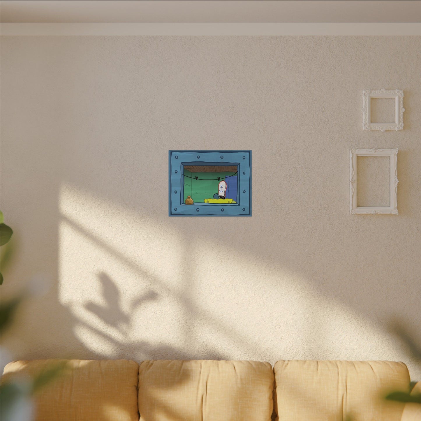 Fry Cook Window canvas print