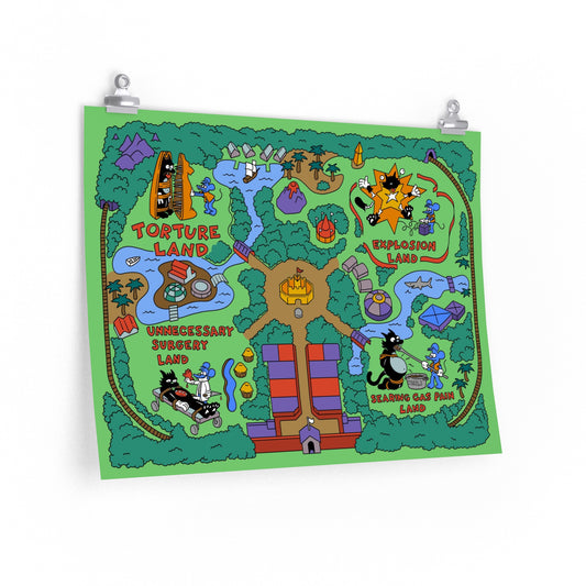 I&S Land Map poster
