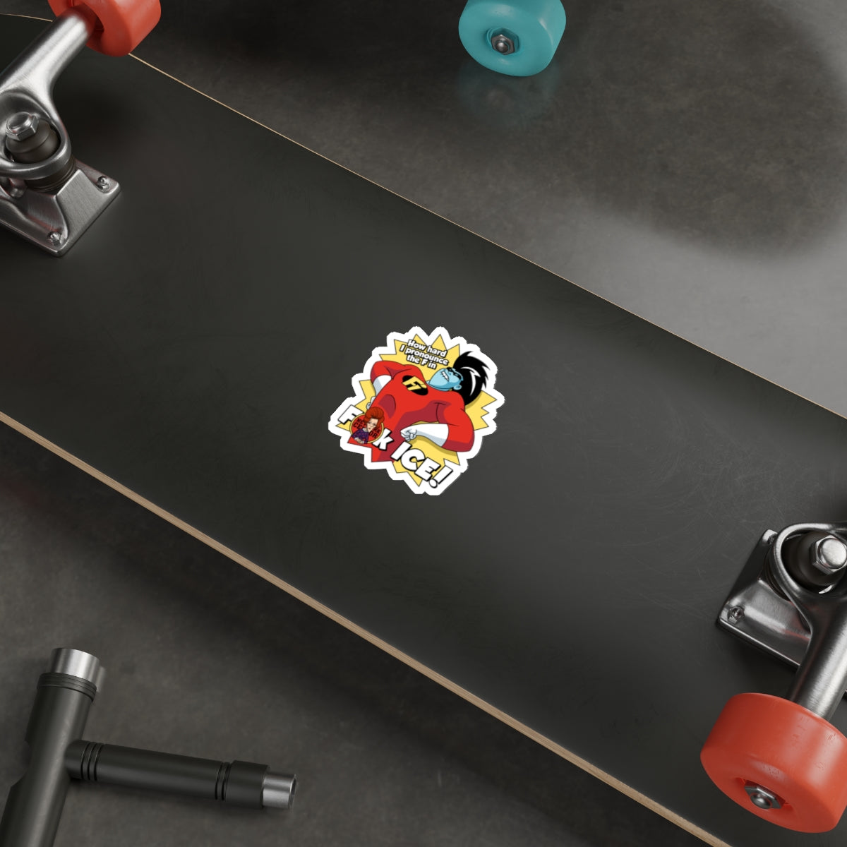 Eff ICE-azoid vinyl sticker