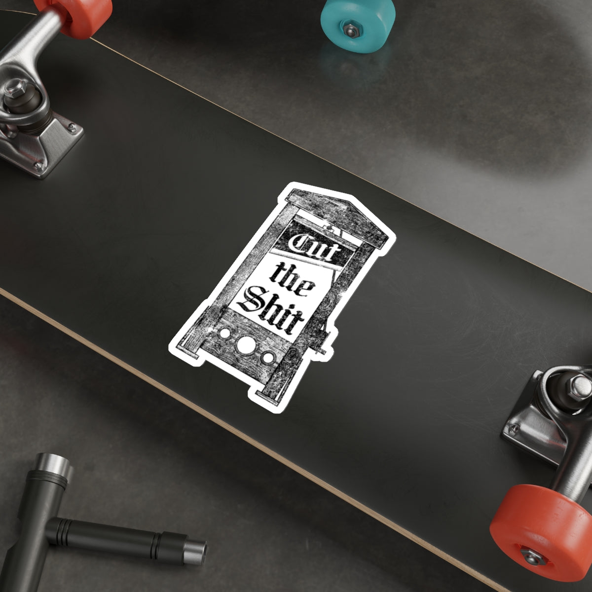 Cut the Shi*t vinyl sticker