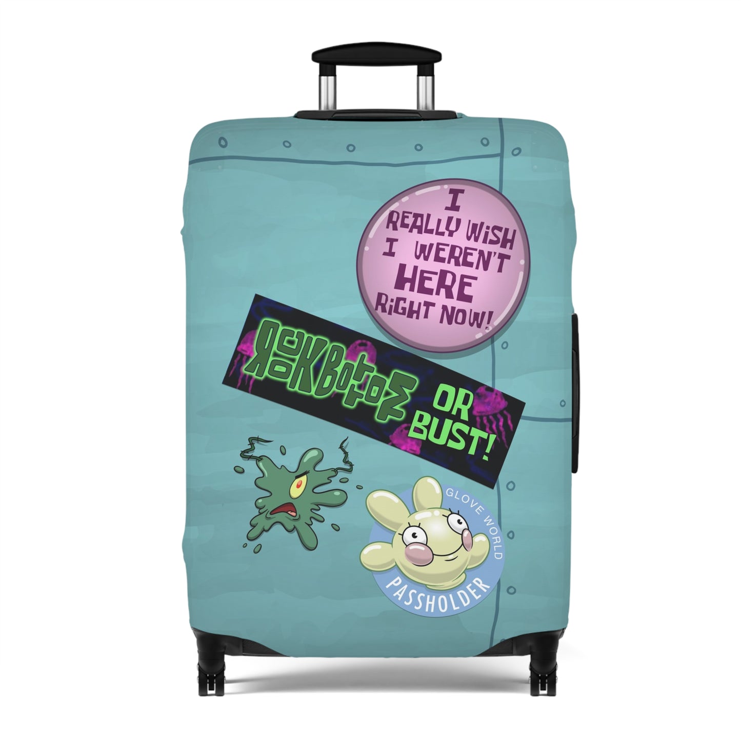 Bikini Bottom Traveler luggage cover