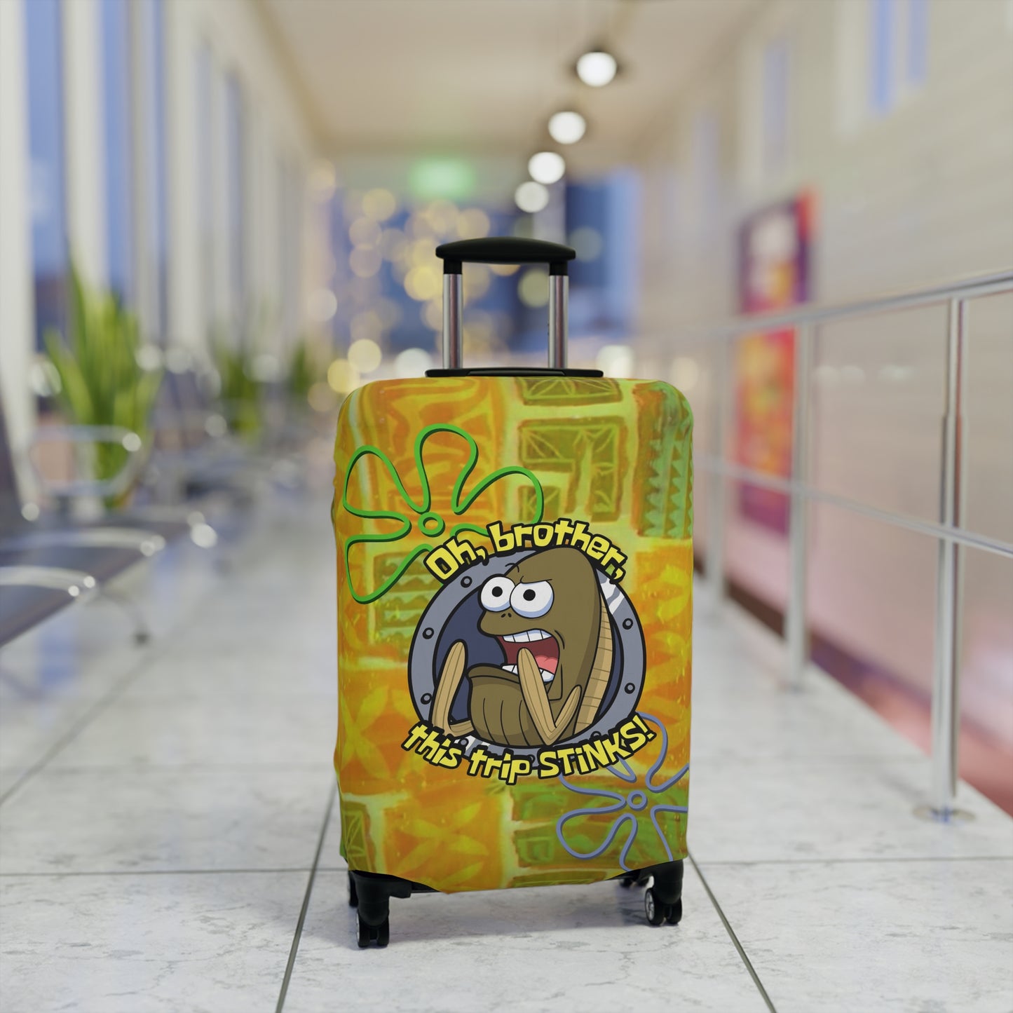 Oh Brother, This Trip Stinks! luggage cover