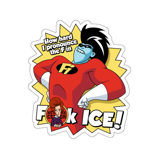 Eff ICE-azoid vinyl sticker