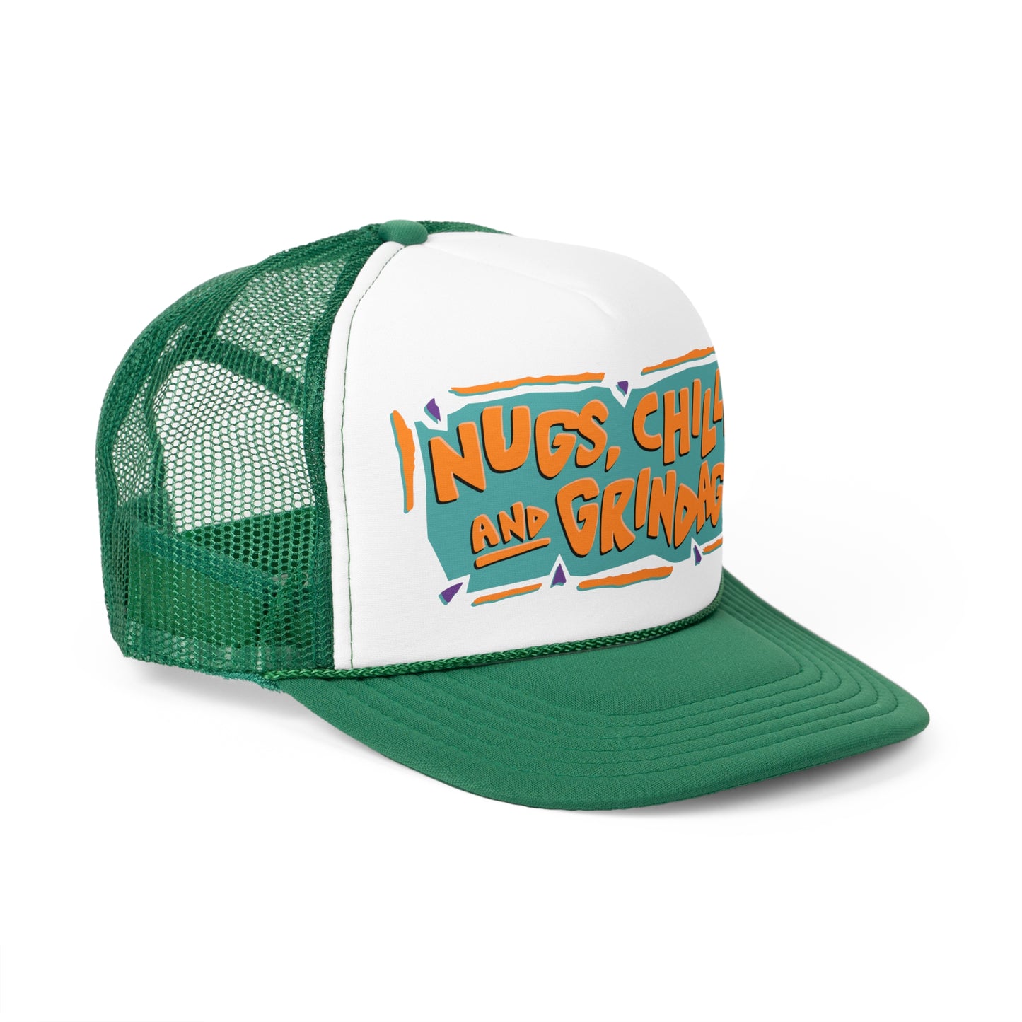 Nugs, Chillin & Grindage trucker hat