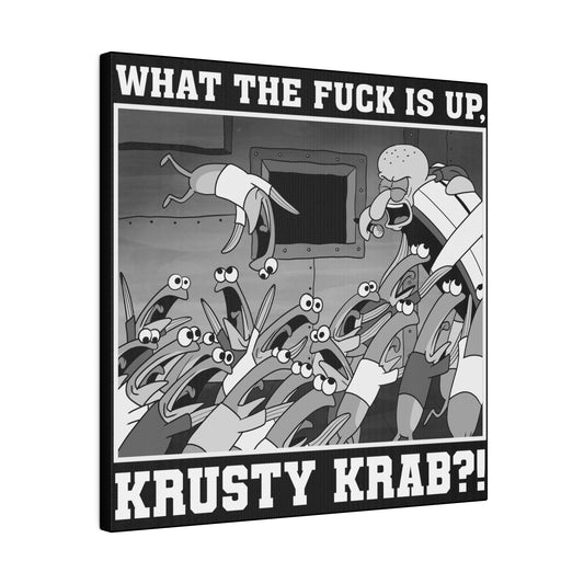 WTF is up, KK?! canvas print