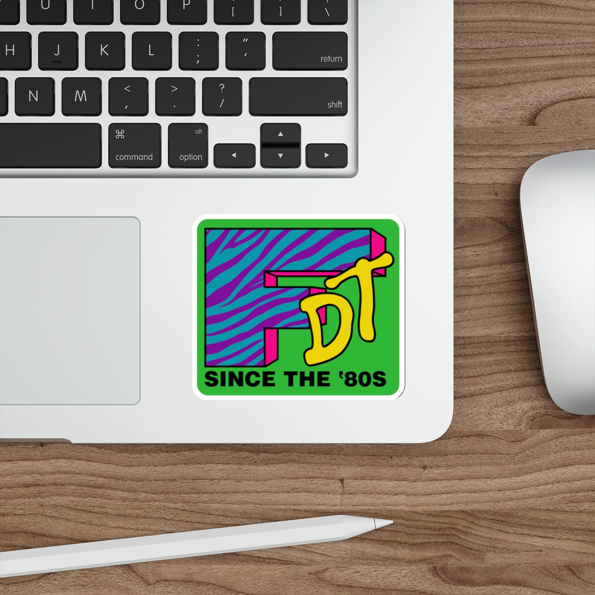 I Want My FDT Zebra vinyl sticker