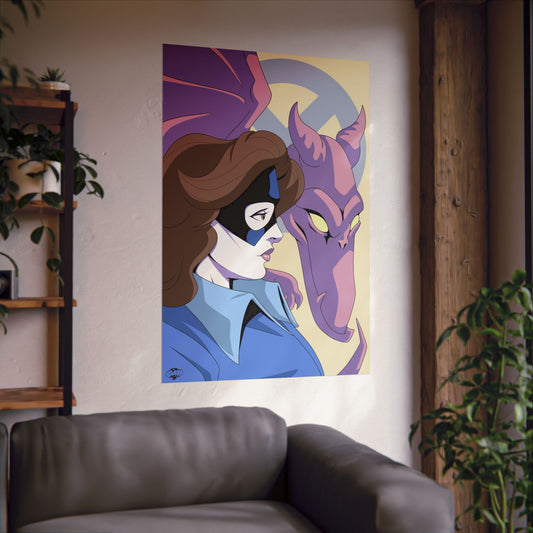 Kitty's Pet matte poster