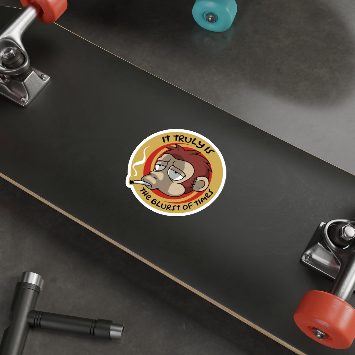 Blurst of Times vinyl sticker