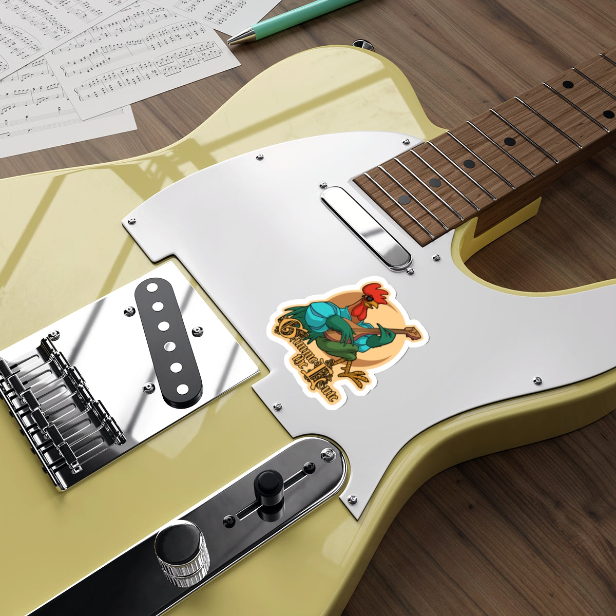 Gimme the Lute vinyl sticker