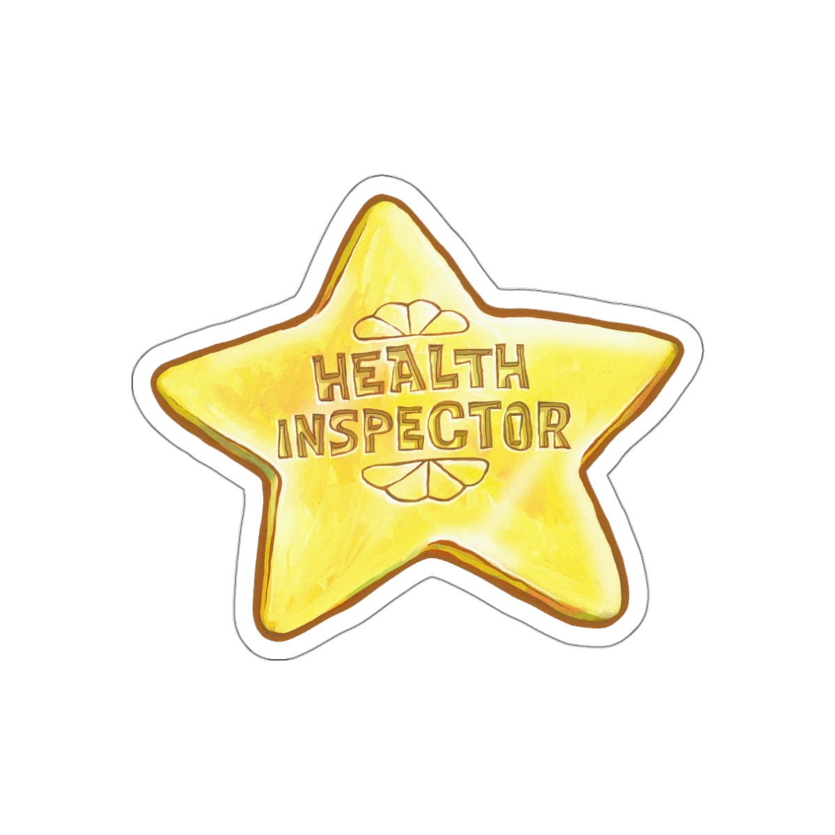 BB Health Inspector vinyl sticker
