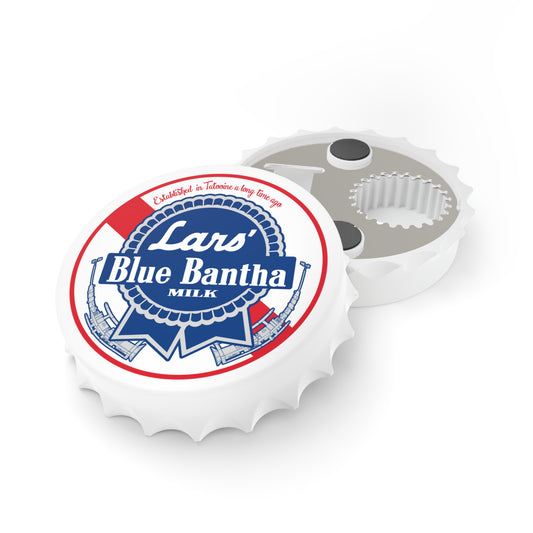 Lars Blue Bantha Milk magnetic bottle opener