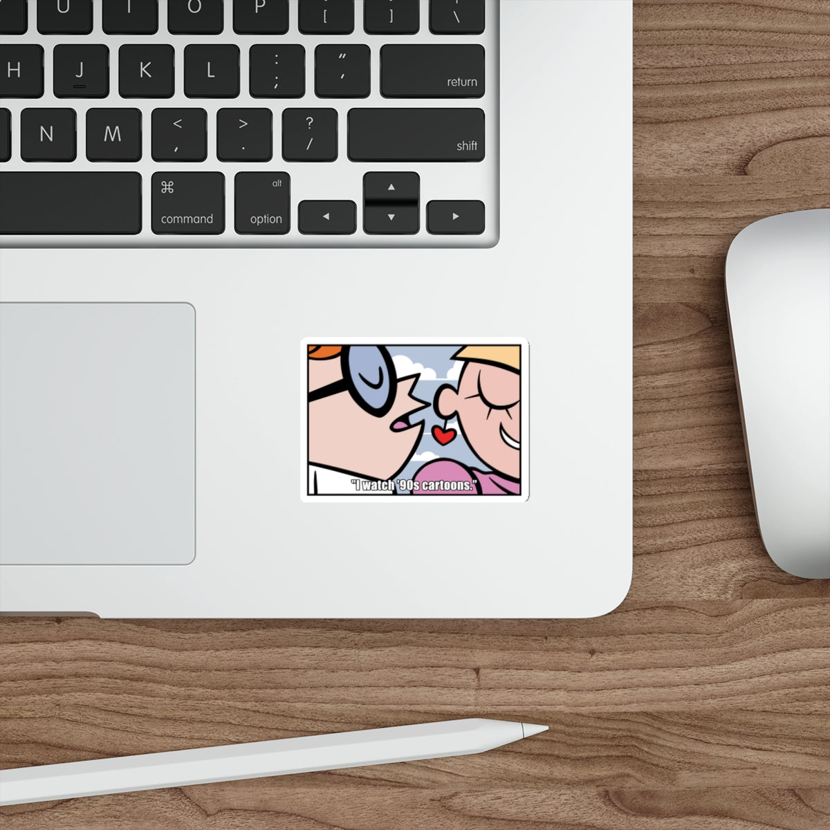 I Watch '90s Cartoons vinyl sticker