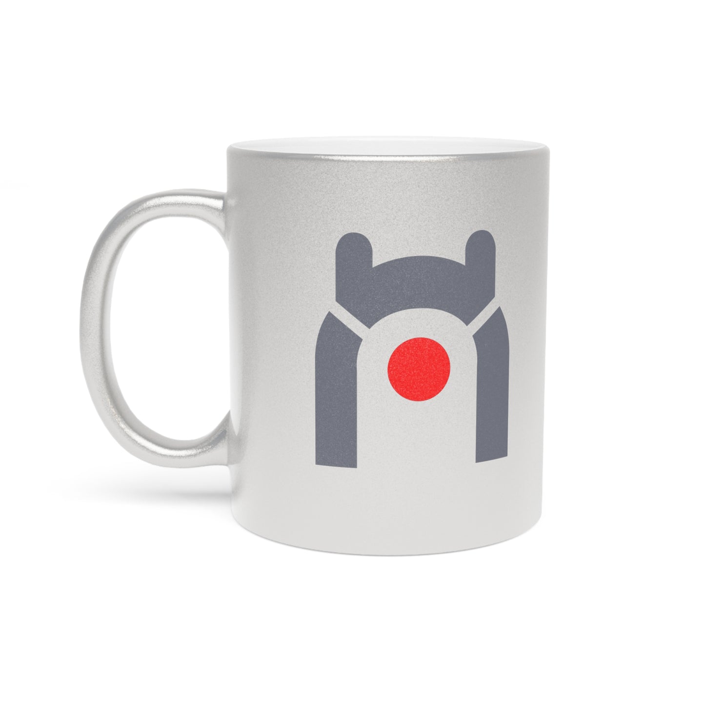 HARDAC "metallic" silver mug