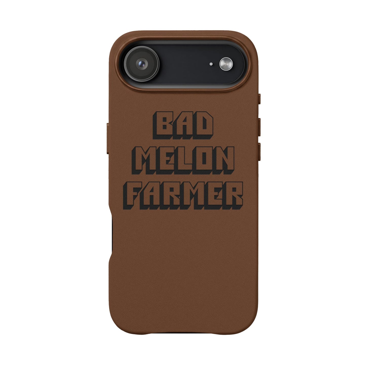 Bad Melon Farmer faux leather phone case