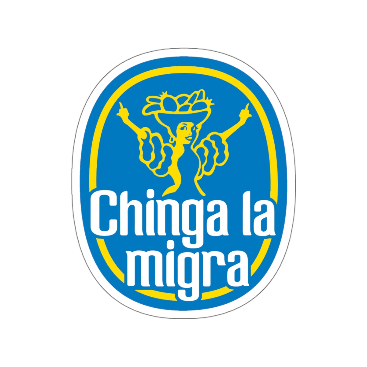 ICE is Bananas vinyl sticker