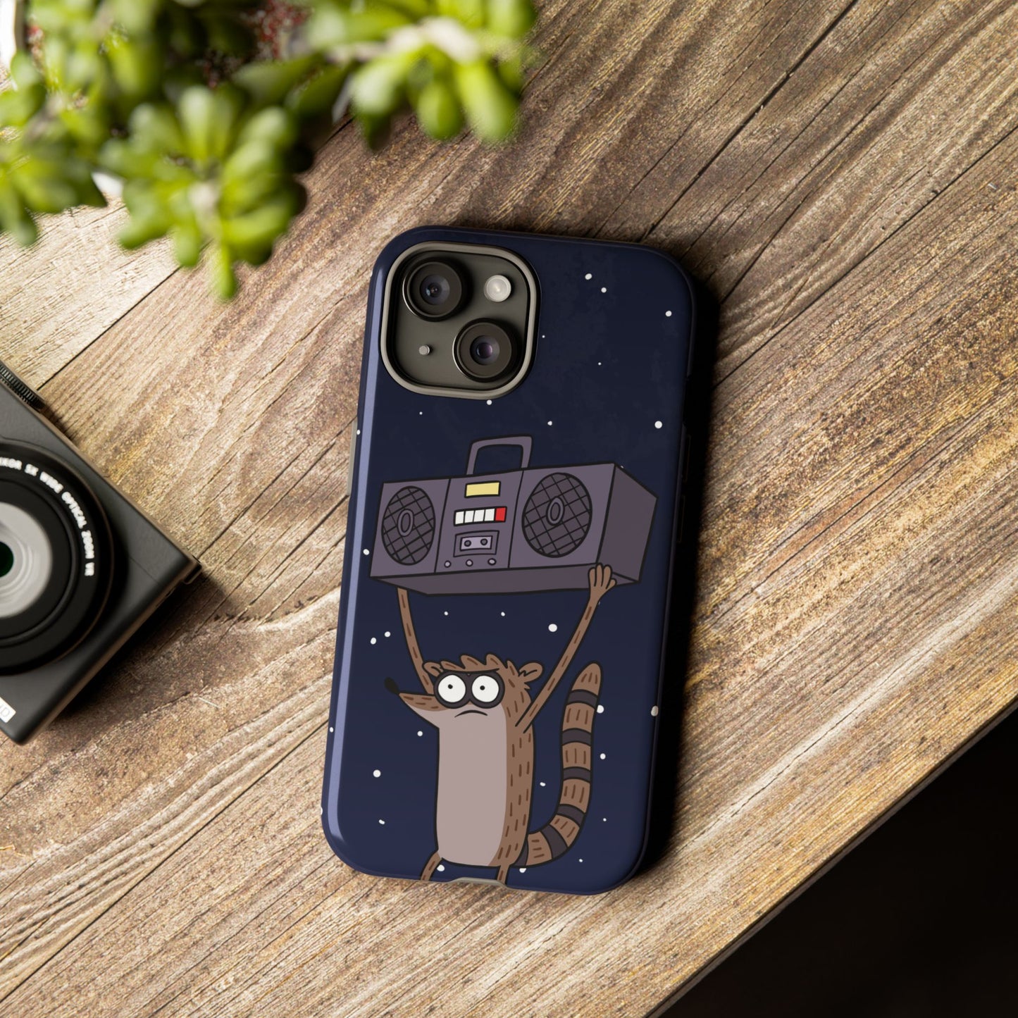 Rigby Boombox iphone case
