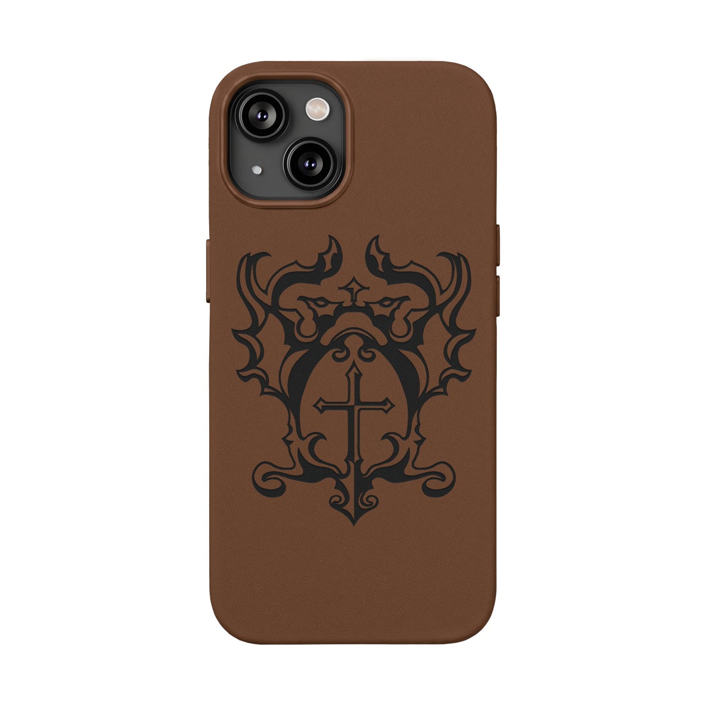 Vampire Killer Clan faux leather phone case