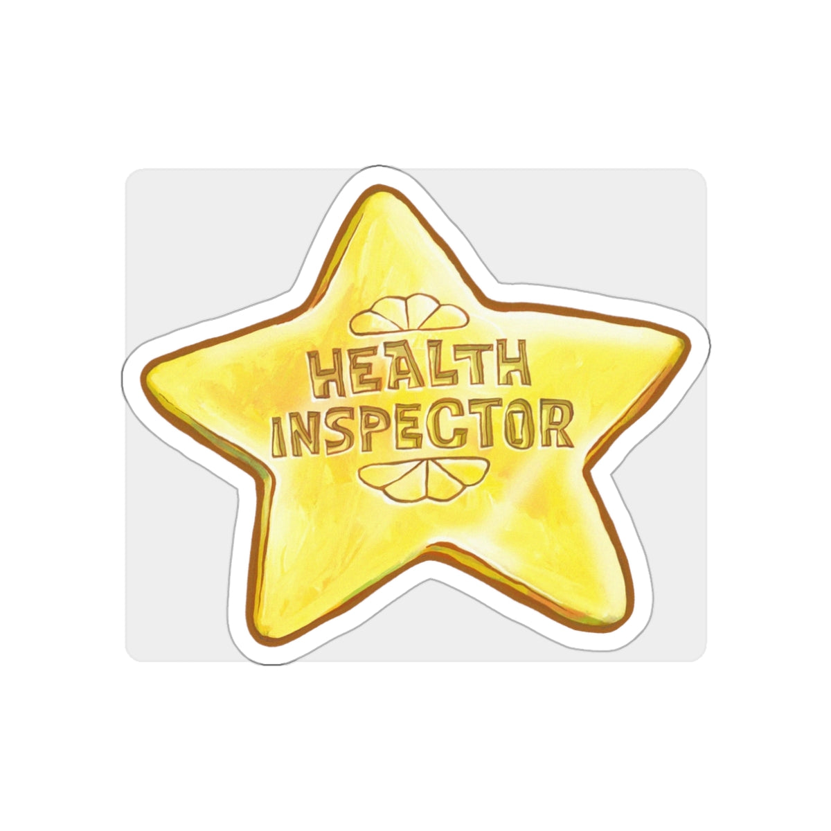 BB Health Inspector vinyl sticker