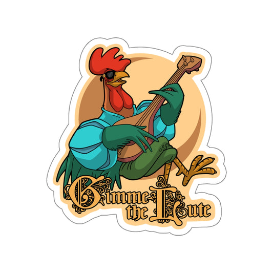Gimme the Lute vinyl sticker
