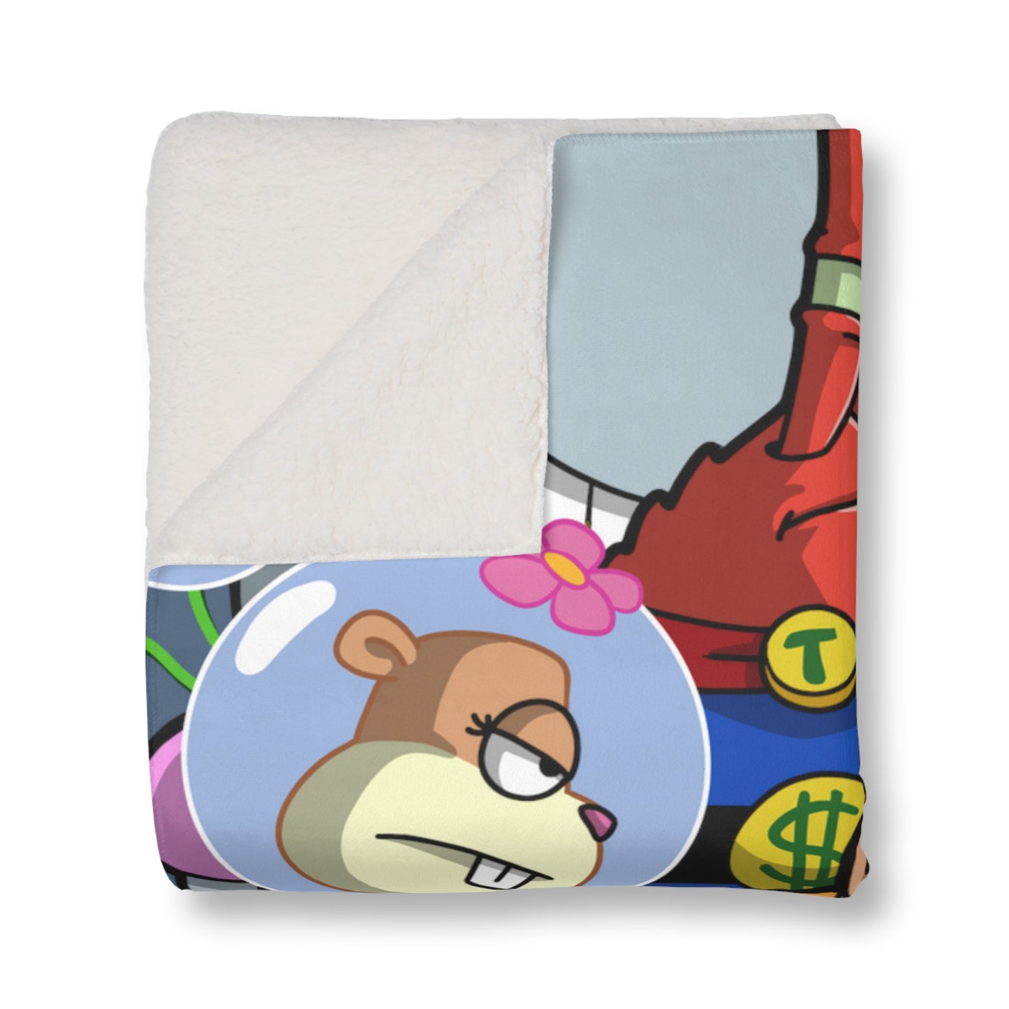Good Vs EVIL sherpa fleece blanket