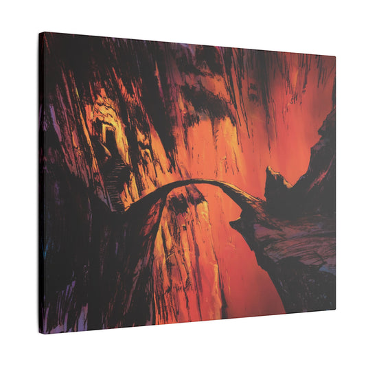 Shall Not Pass 20" x 16" canvas print