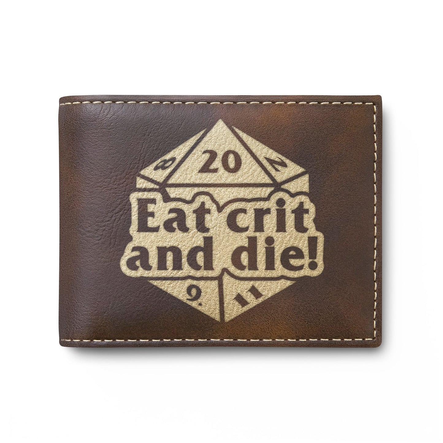 Eat Crit and Die! bi-fold wallet