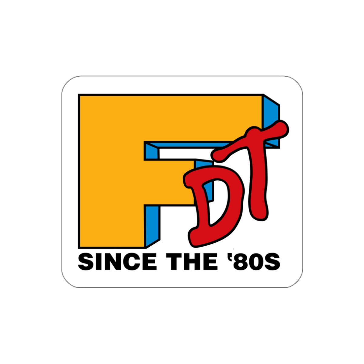 I Want My FDT vinyl sticker