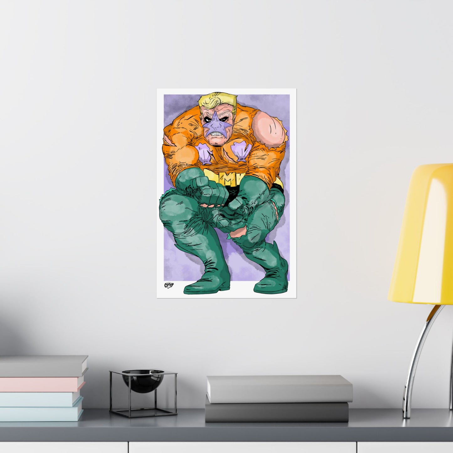 The Sea Knight Triumphant satin poster