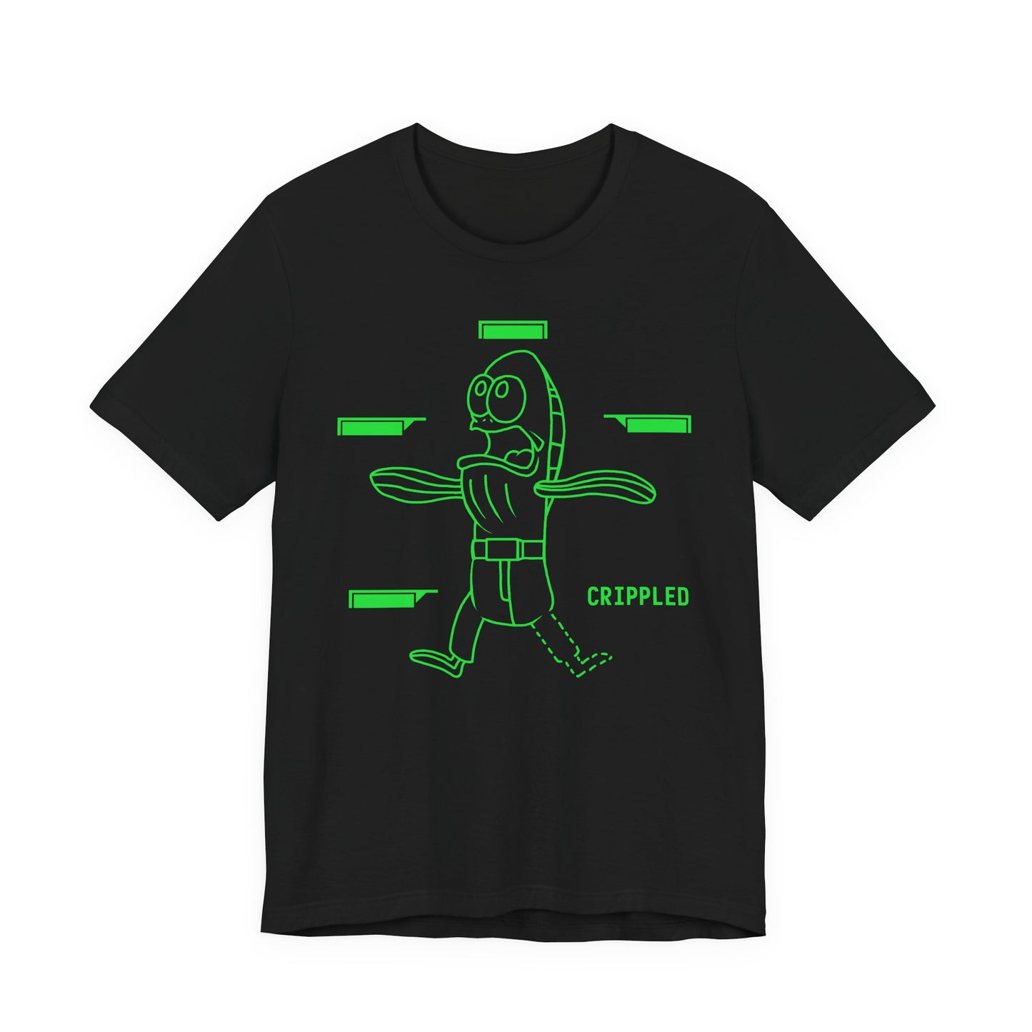 My (crippled) leg! t-shirt