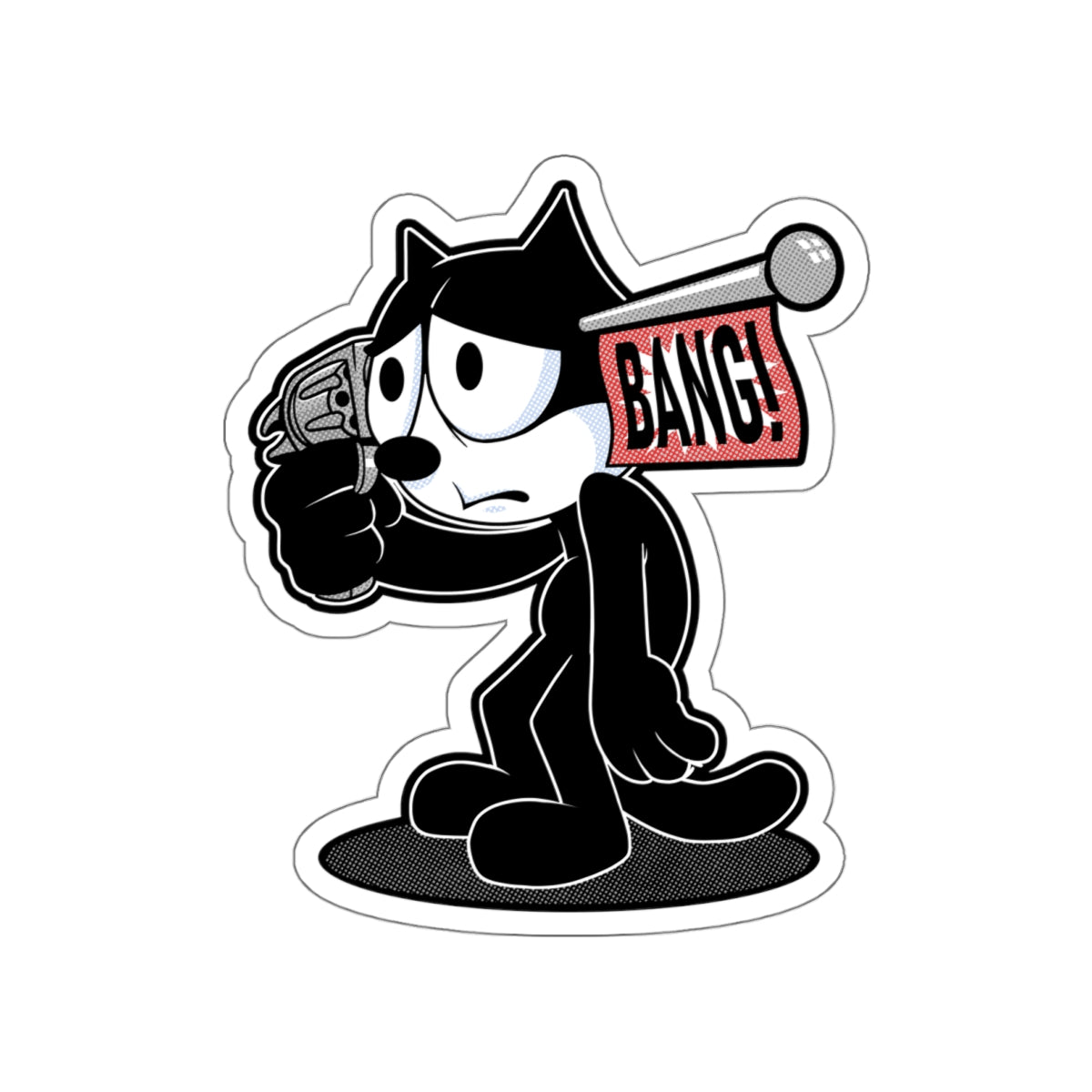 Jokes On Me vinyl sticker