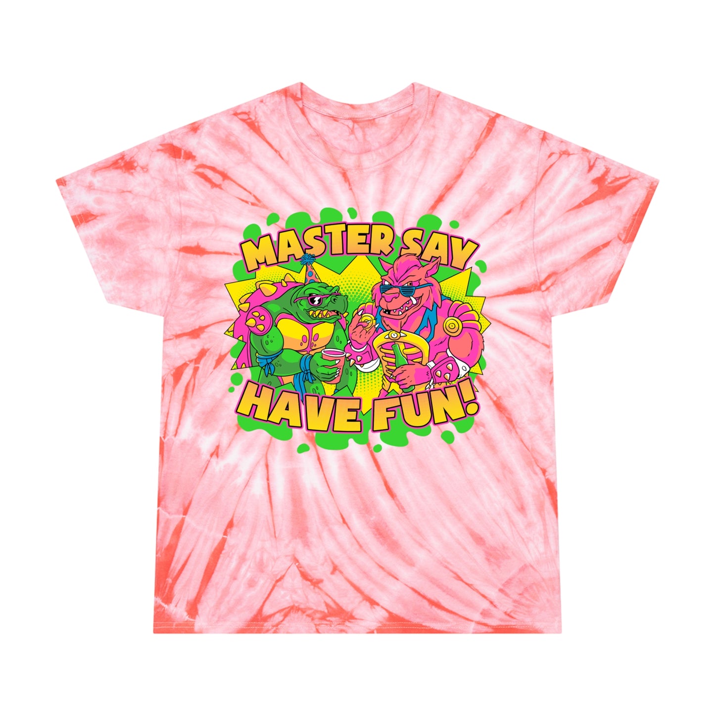Party Mutants tie-dye t-shirt