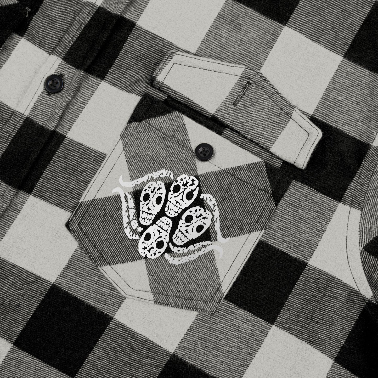 Never Trust the Living flannel shirt