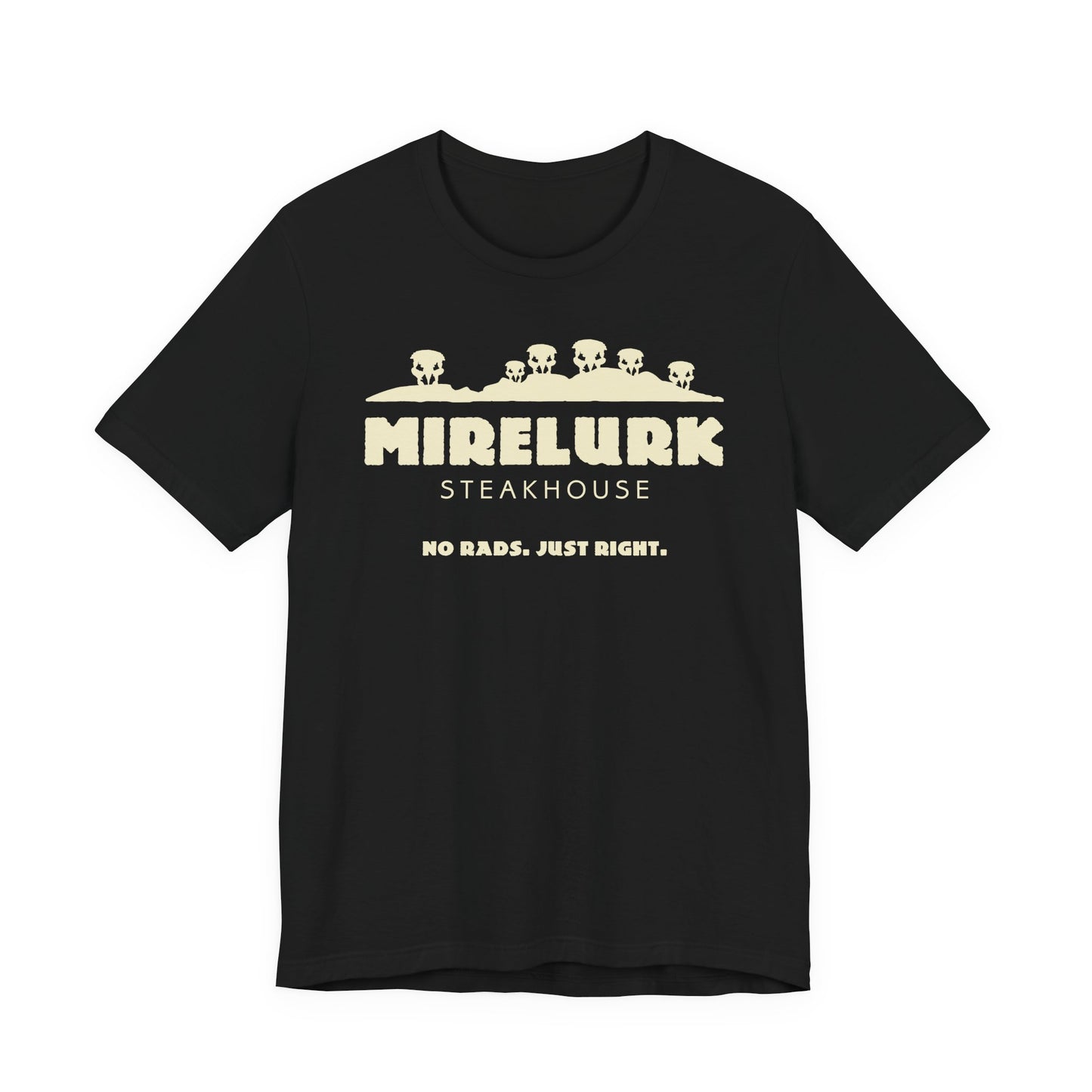Wasteland Dining Mirelurk Steakhouse t-shirt