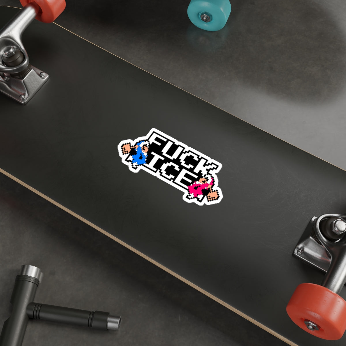 Eff ICE Climber vinyl sticker