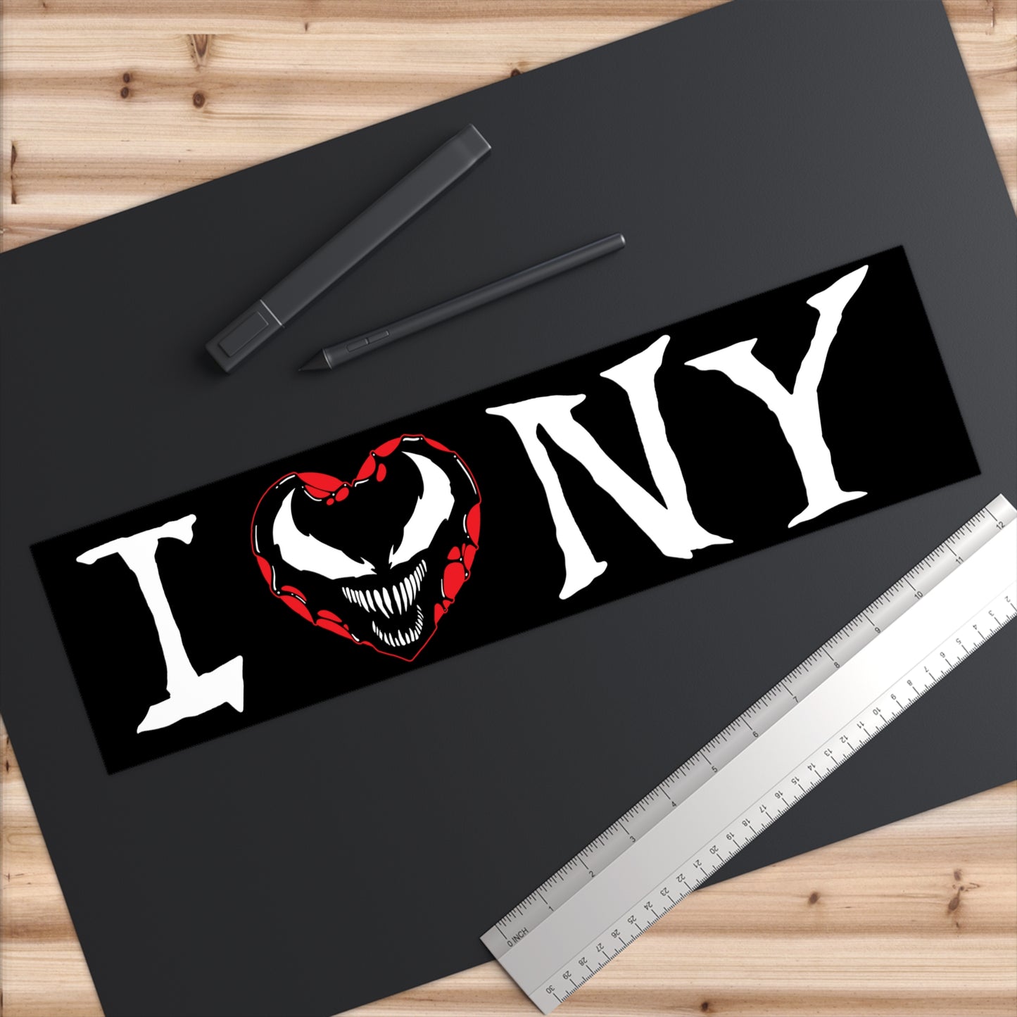 I Symbiote NY bumper sticker